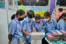 บรรยากาศในงานมหกรรมวิทยาศาสตร์และเทคโนโลยีแห่งชาติ ประจำปี 2 ... พารามิเตอร์รูปภาพ 48